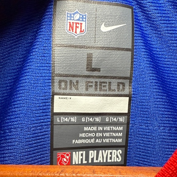 NIKE New York Giants Saquon Barkley NFL Jersey Kids Size Large 14-16 - Picture 4 of 11